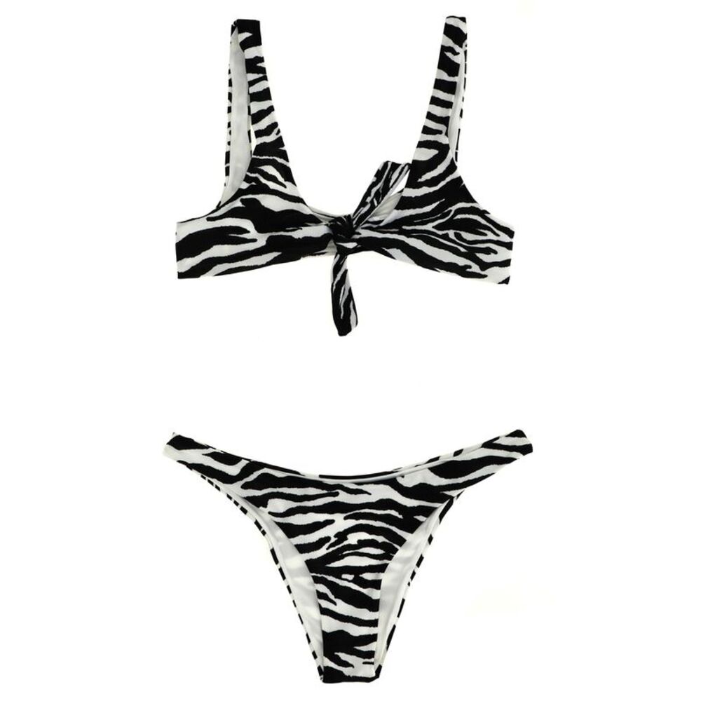The Attico Bicolor Polyamide Women's Bikini